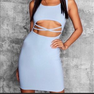 Tall Square Neck Cut Out Dress